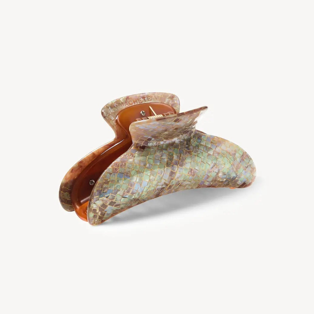 MACHETE Grande Heirloom Claw in Gem Checker Acetate