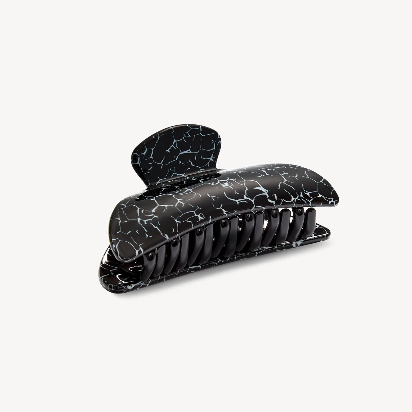 MACHETE Midi Heirloom Claw in Black Marble Acetate - Lifestory