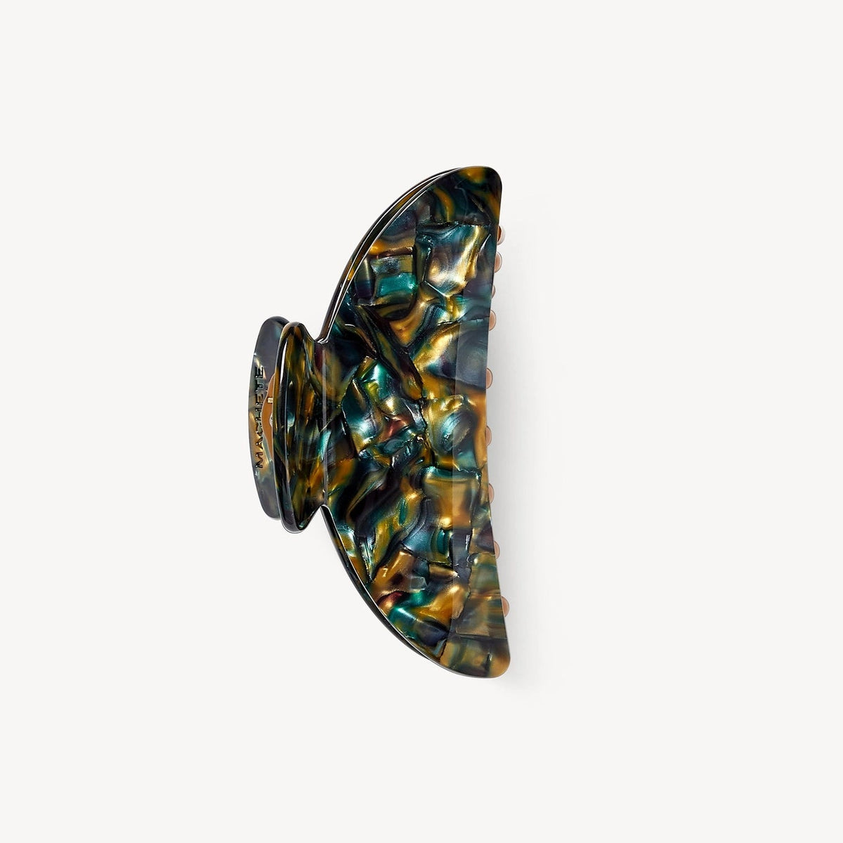 MACHETE Midi Heirloom Claw in Green Tortoise Acetate