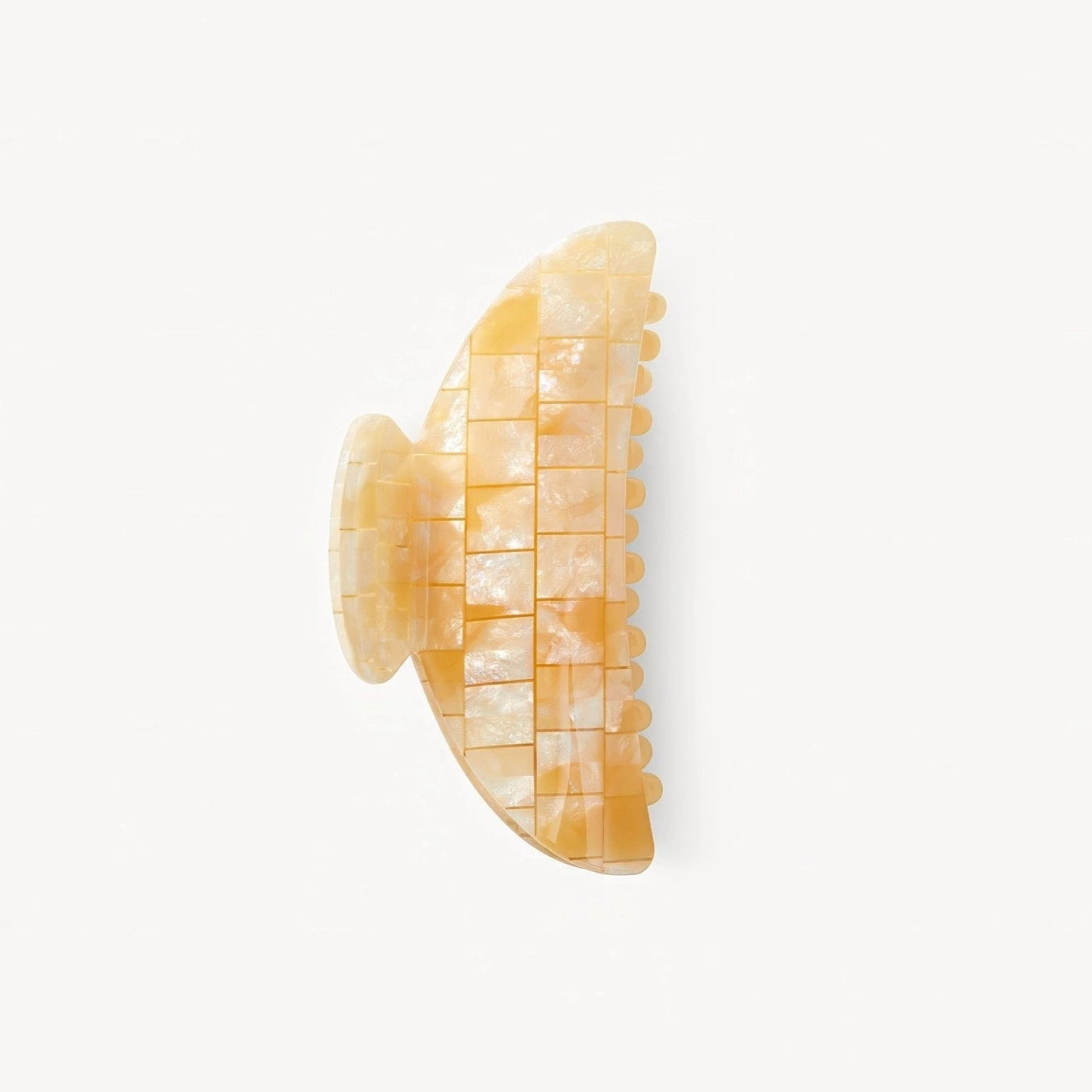 MACHETE Midi Heirloom Claw in Sea Shell Checker Acetate