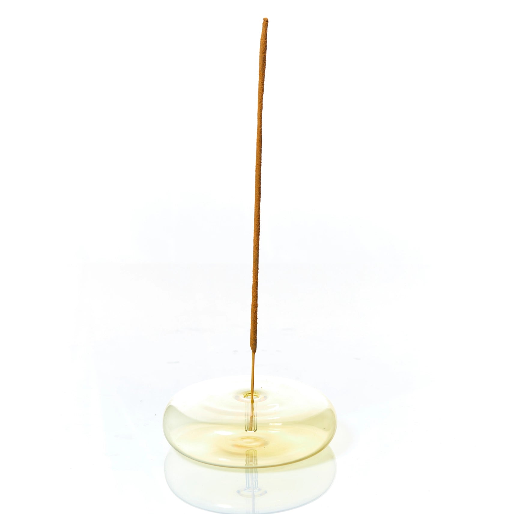 Maegan Dimple Hand Blown Glass Incense Stick Holder