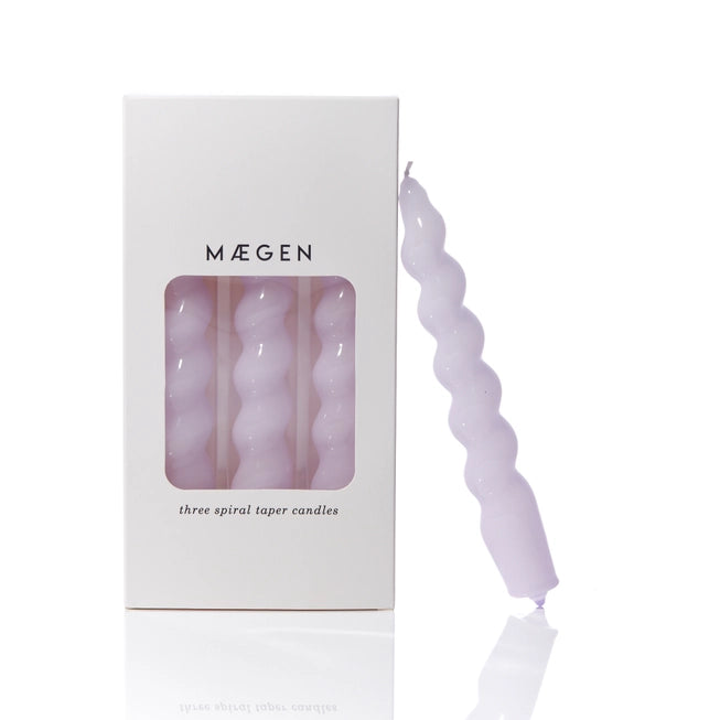 MAEGEN Spiral Taper Candle Pack of 3 - Lifestory