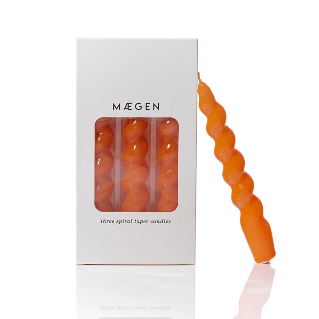 MAEGEN Spiral Taper Candle Pack of 3 - Lifestory