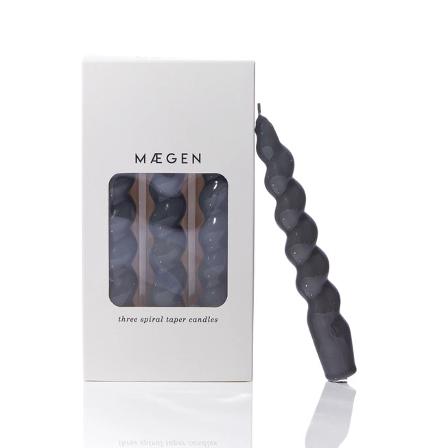MAEGEN Spiral Taper Candle Pack of 3 - Lifestory
