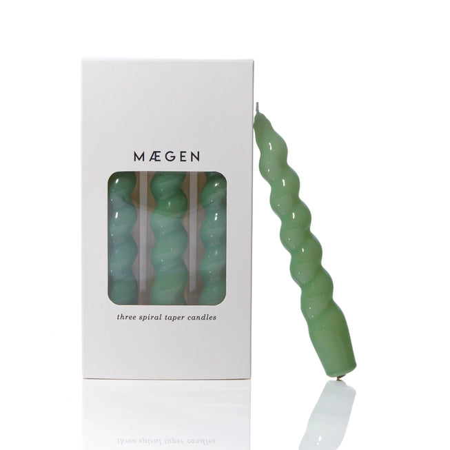 MAEGEN Spiral Taper Candle Pack of 3 - Lifestory