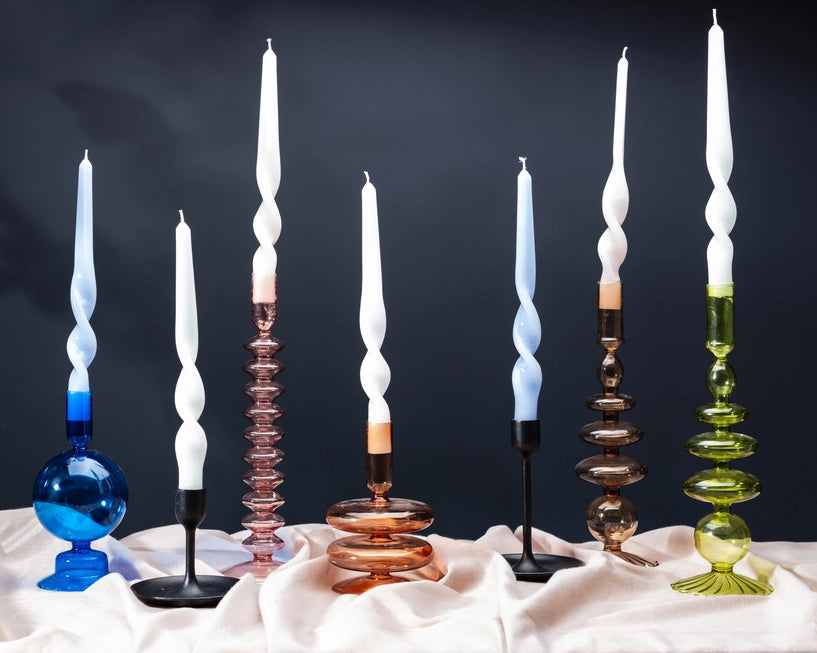 MAEGEN Twist Taper Candle Pack of 3 - Lifestory