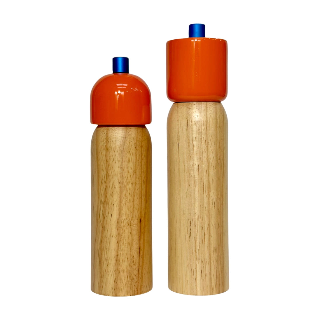 MAEGEN Salt & Pepper Grinder in Orange & Blue - 2 Sizes