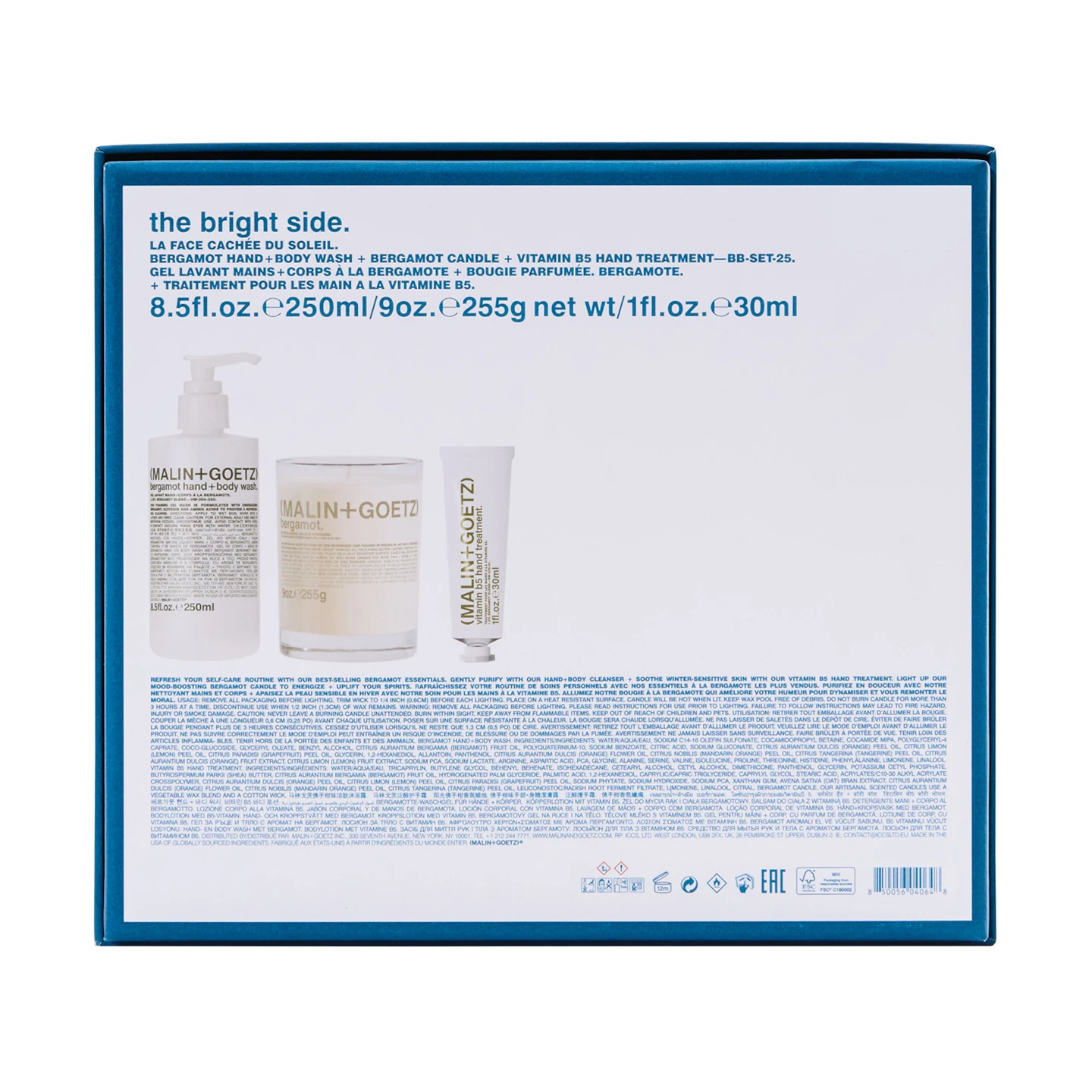 Malin+Goetz 'The Bright Side' - Bergamot Hand + Body Gift Set