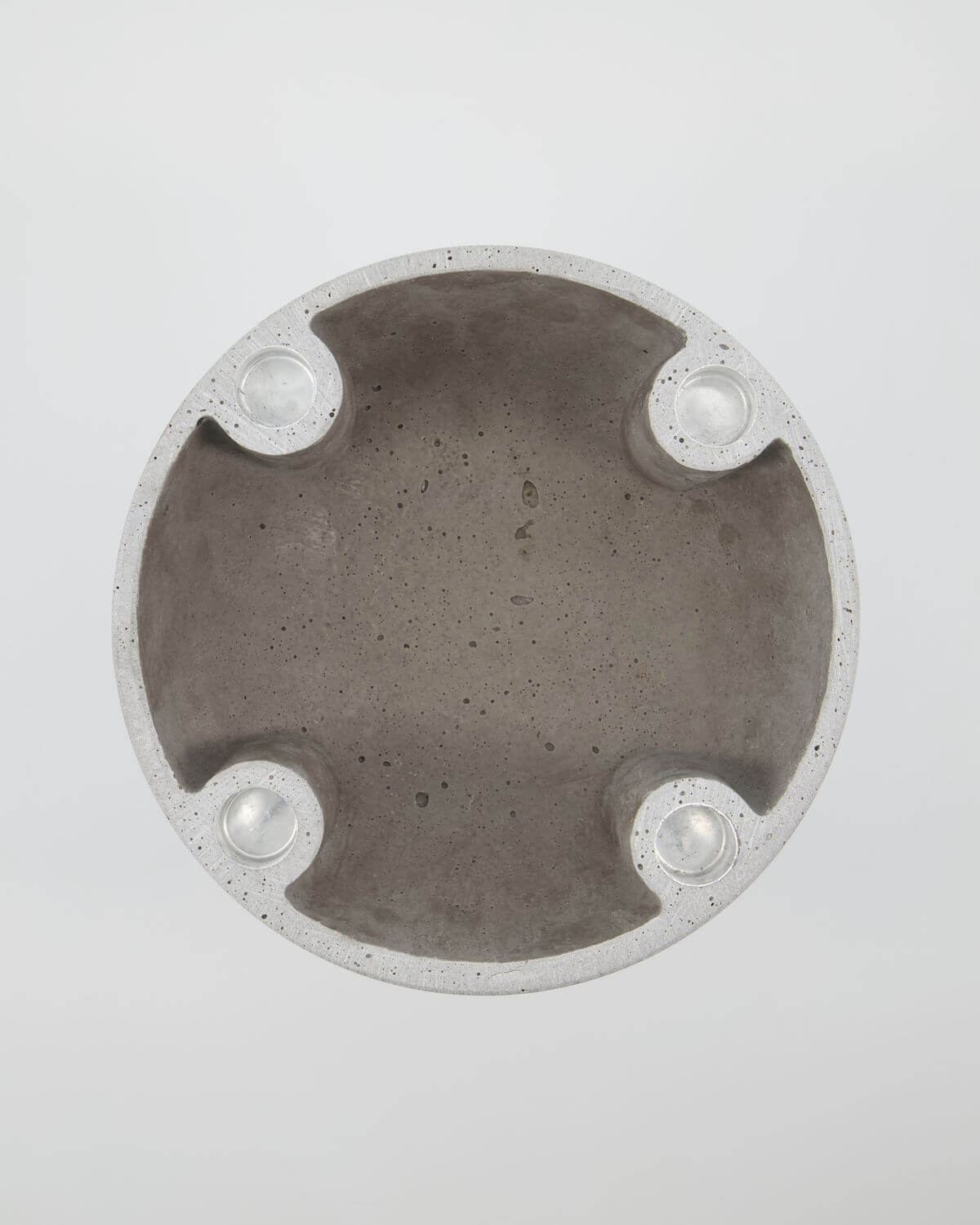 Marb Candle Holder Bowl | Grey | Polystone | by House Doctor - Lifestory