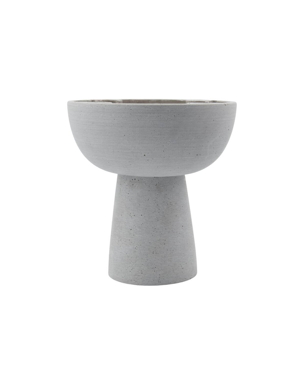 Marb Candle Holder Bowl | Grey | Polystone | by House Doctor - Lifestory