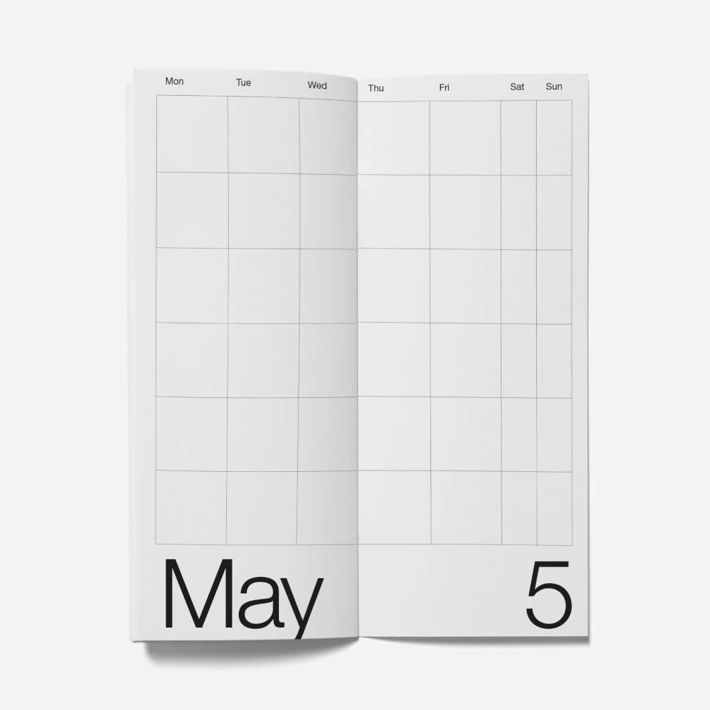Year Plan by Marjolein Delhaas in Rust Brown - Internal Pages | Lifestory