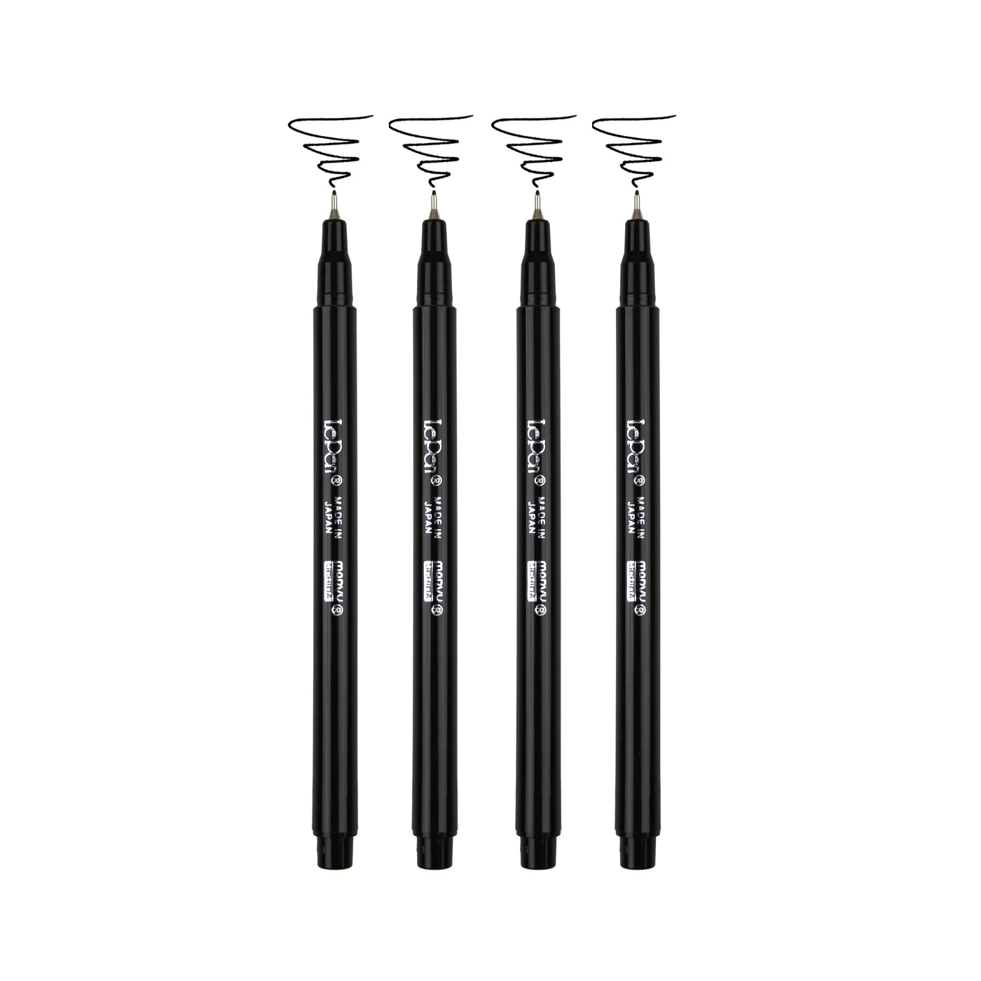 Le Pen 4 Piece Felt Pen Set - Superfine Nib | Various Mixes