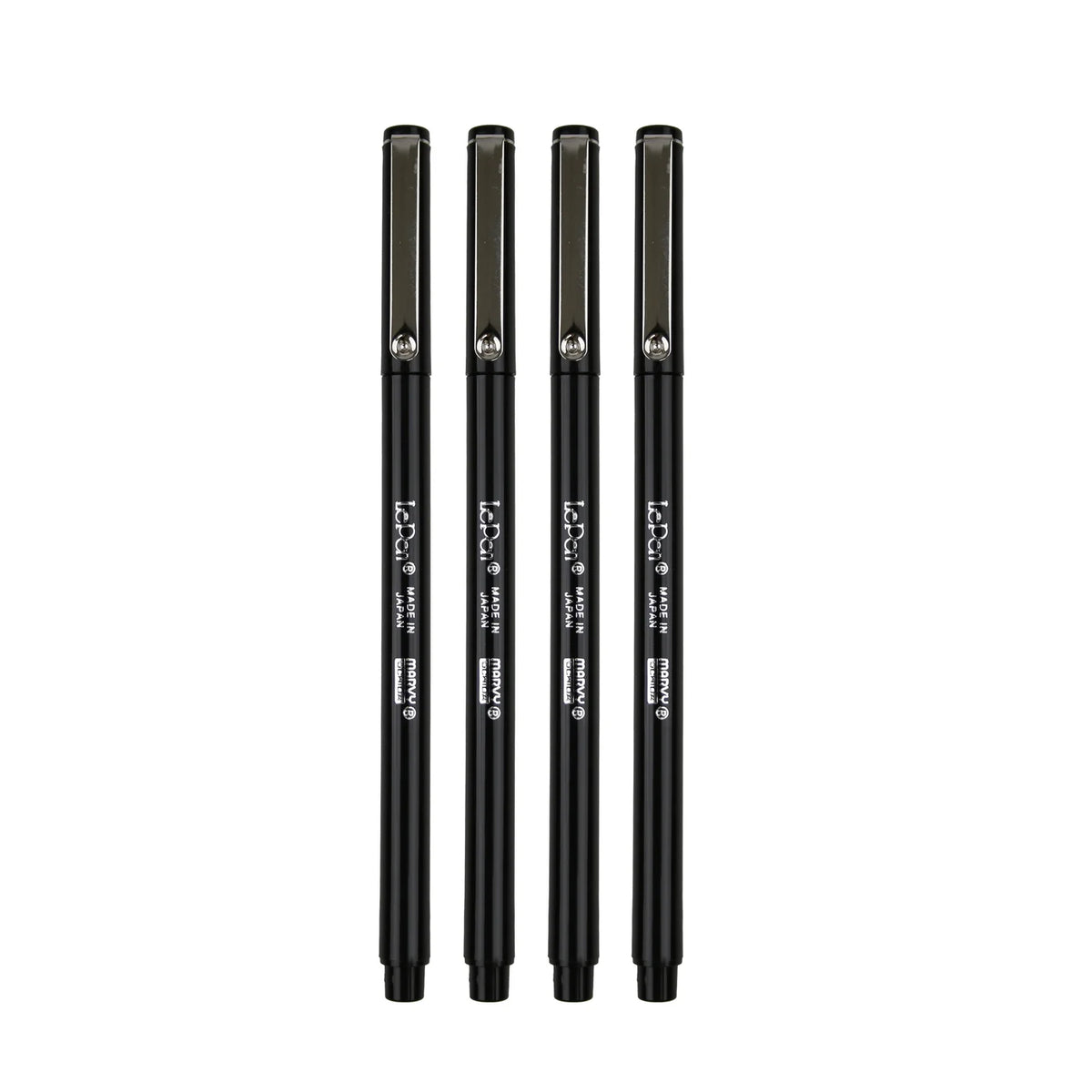 Le Pen 4 Piece Felt Pen Set - Superfine Nib | Various Mixes