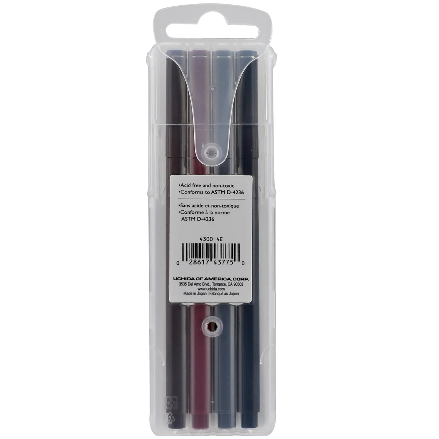 Le Pen 4 Piece Felt Pen Set - Superfine Nib | Various Mixes