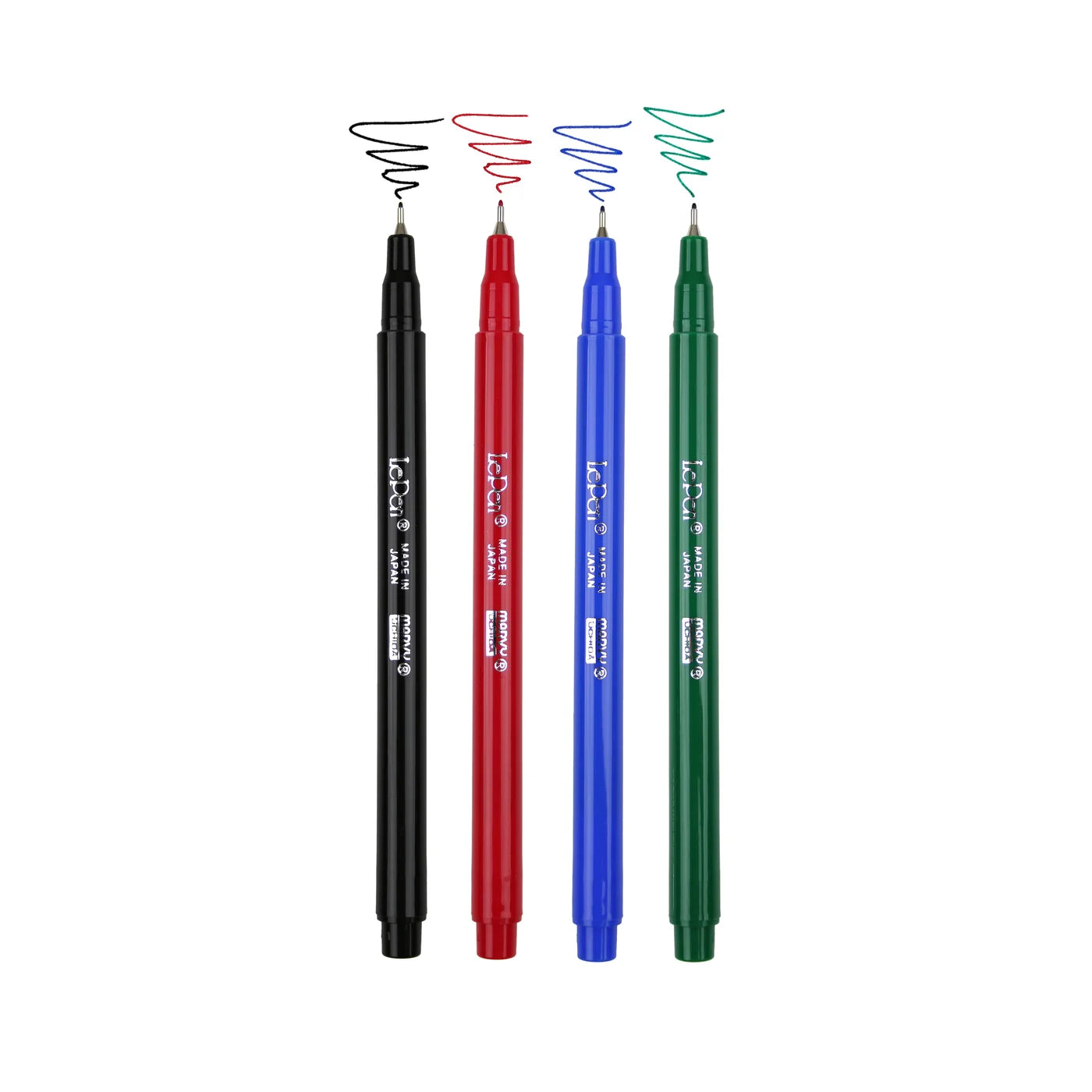 Le Pen 4 Piece Felt Pen Set - Superfine Nib | Various Mixes