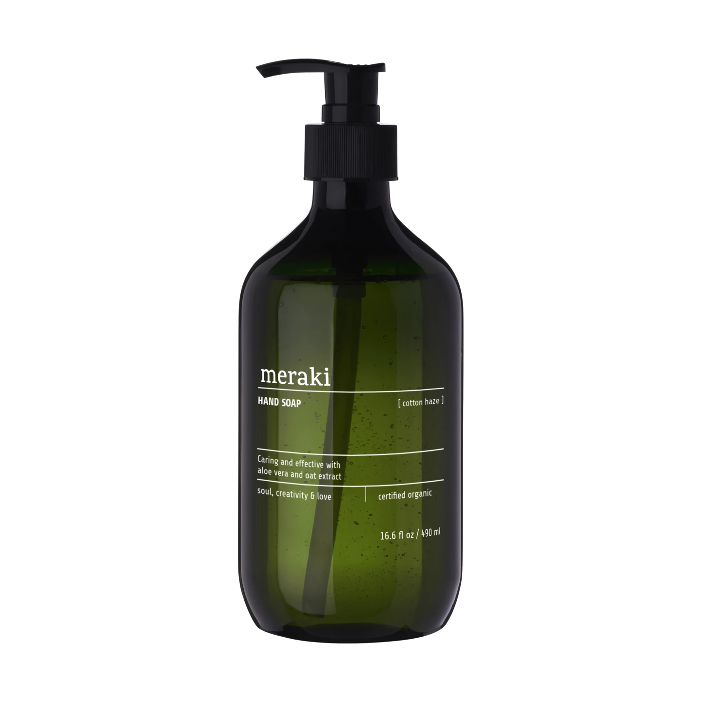 Meraki 'Cotton Haze' Hand Soap - 490ml Pump Bottle - Lifestory
