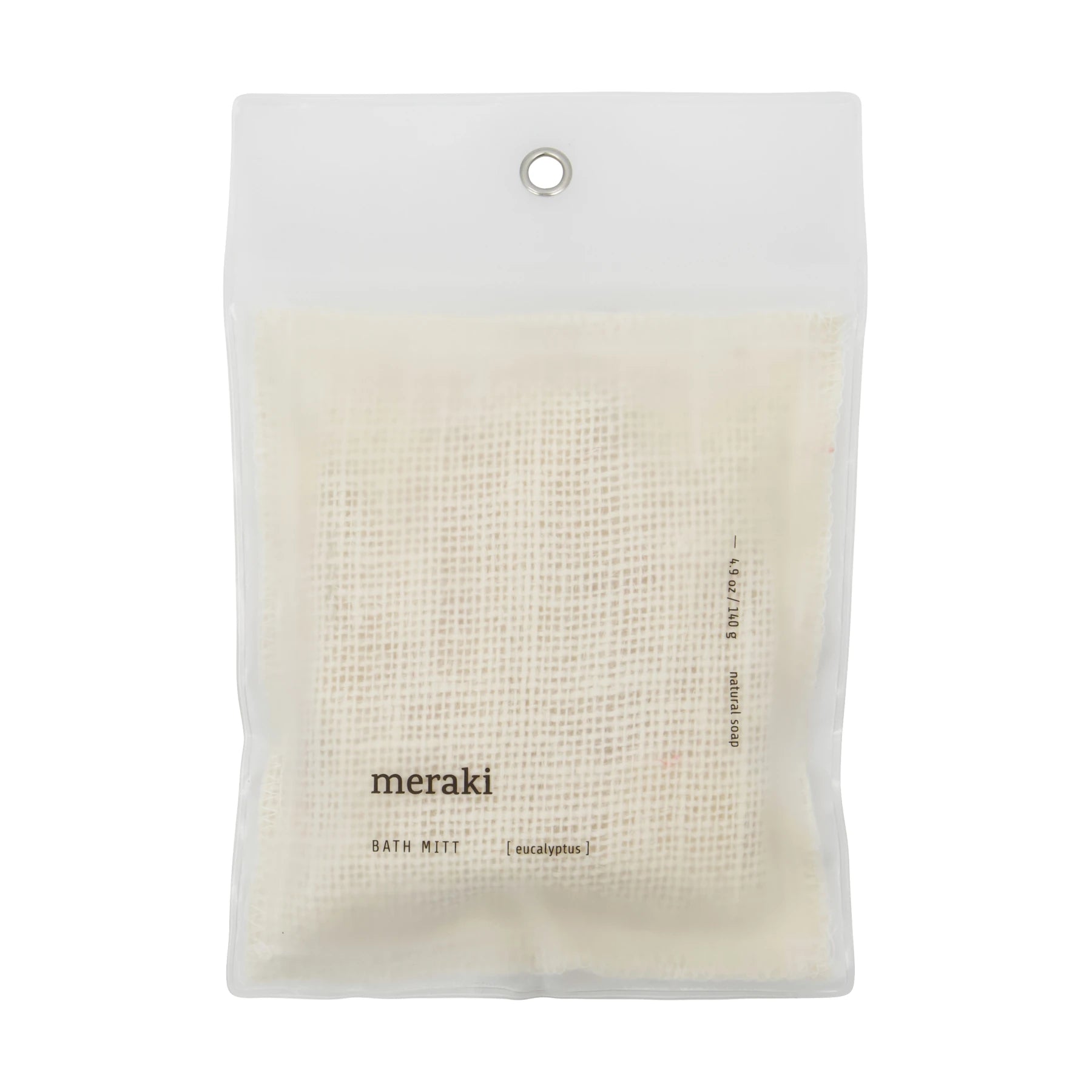 Meraki Exfoliating Jute Bath Mitt with Handmade Eucalyptus Soap - Lifestory