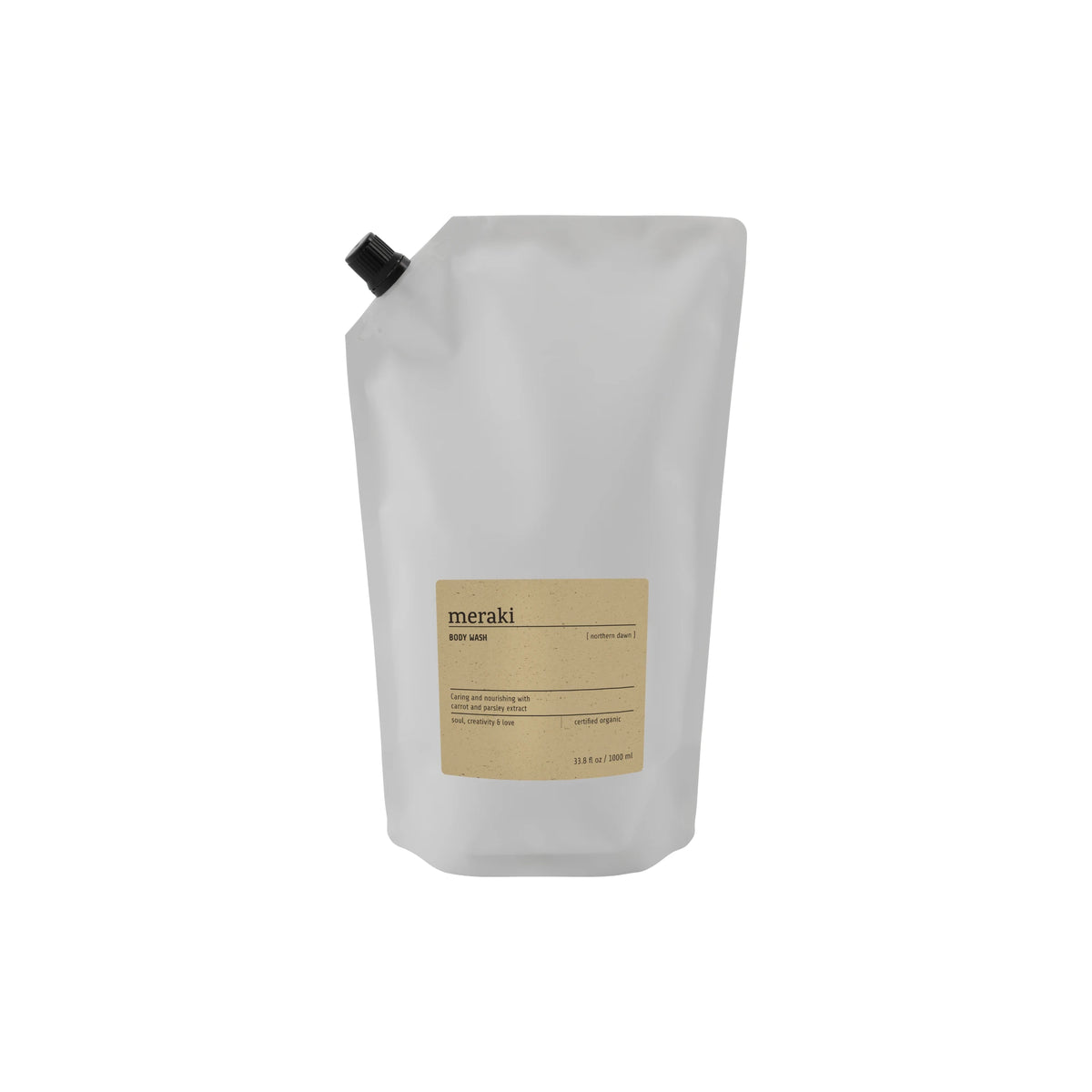 Meraki Northern Dawn Body Wash Refill, 1000 ml