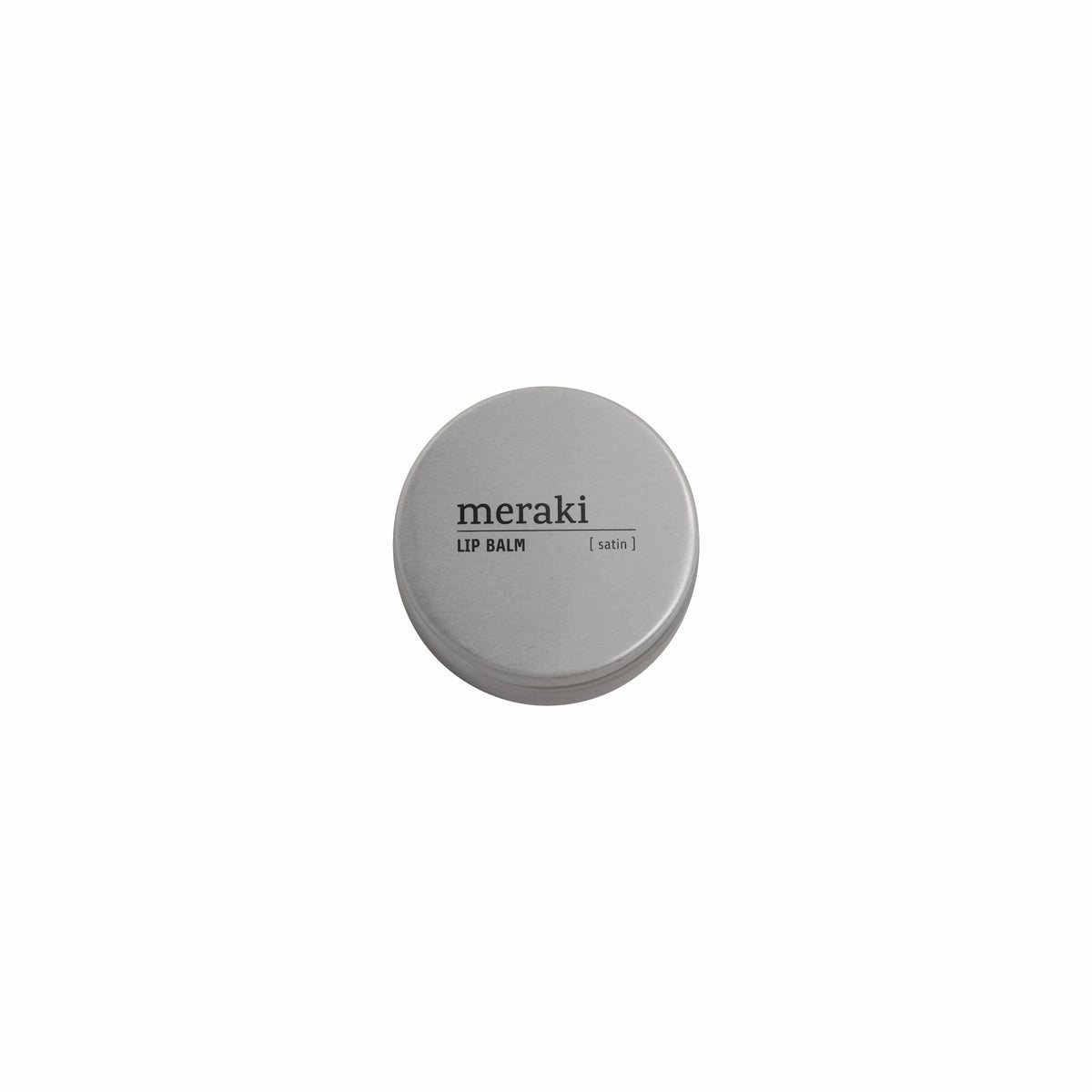 Meraki Organic Satin Lip Balm Tin - Fragrance Free