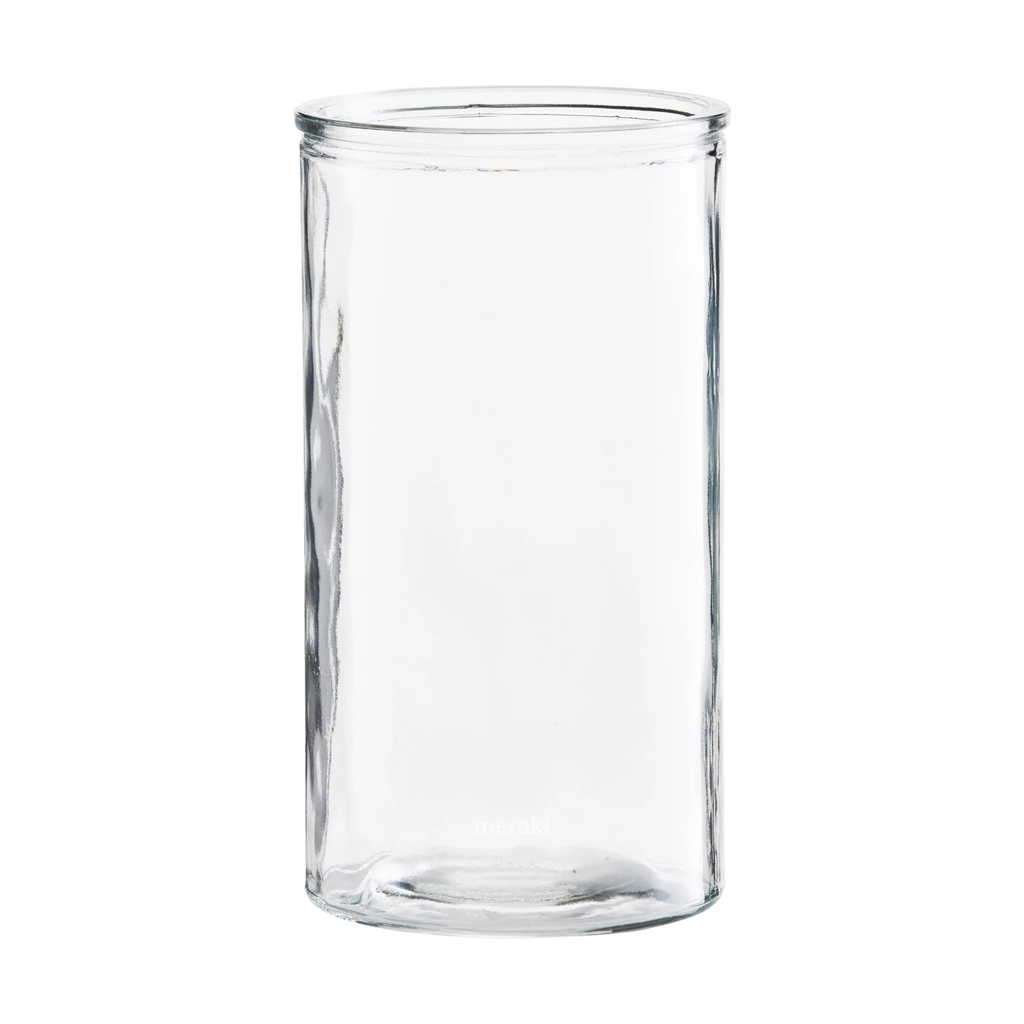 Meraki Tall Clear Glass Cylinder Vase / Container - Lifestory