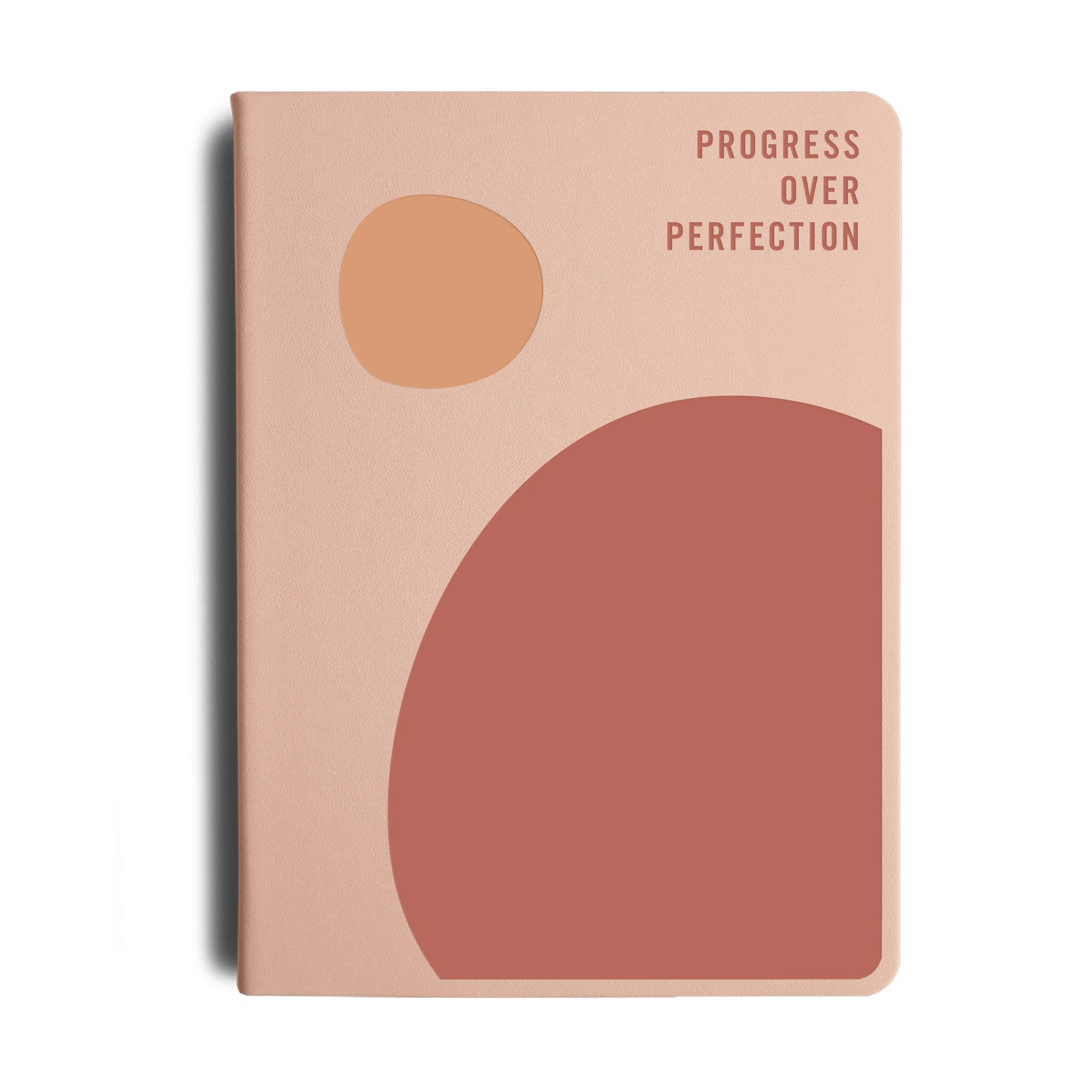 MiGoals 2026 Goal Digger B5 Diary with classic progress over perfection rust orange cover