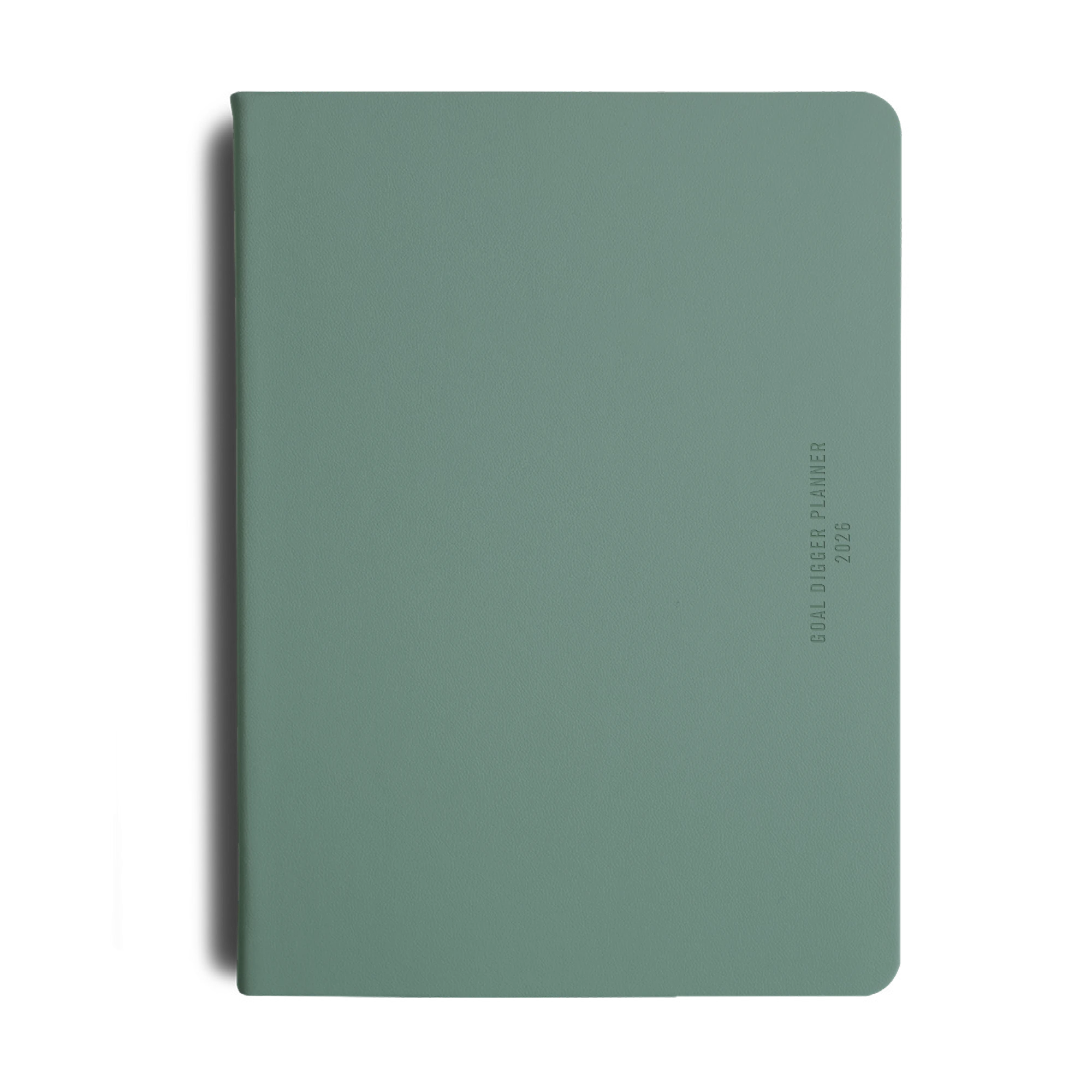 MiGoals 2026 Goal Digger B5 Diary with classic sea green cover