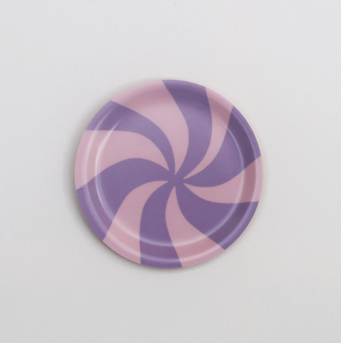 'Candy Swirl' Tray | 11cm | Birchwood Veneer | by Elly Vvaller - Lifestory - Elly Vvaller