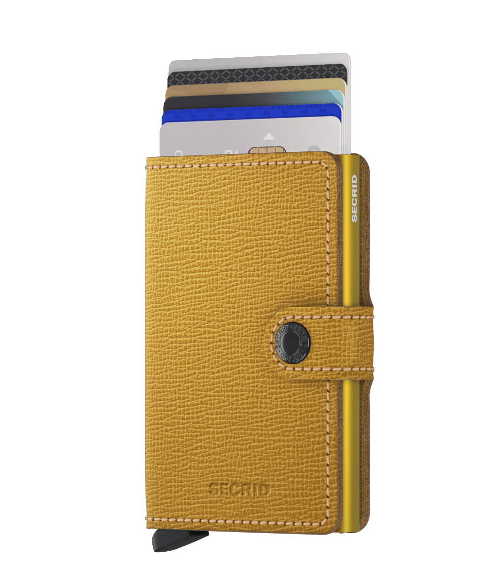 Miniwallet | Crisple Ochre | by Secrid Wallets - Lifestory