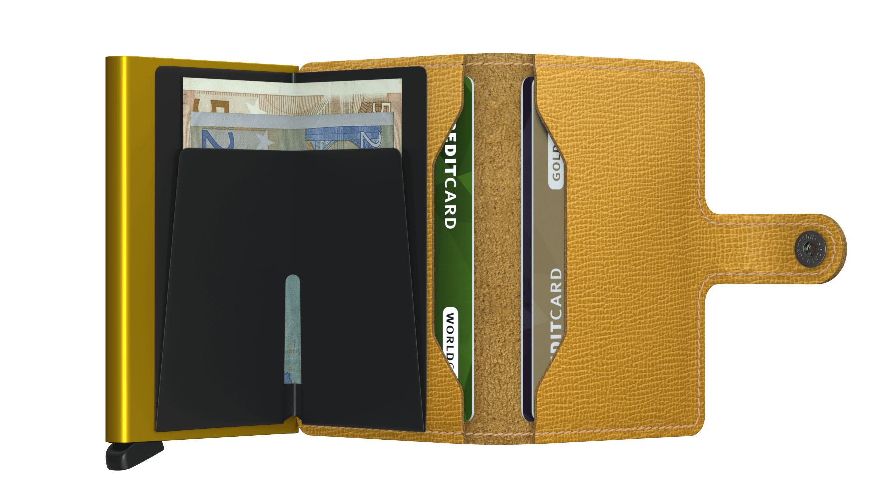 Miniwallet | Crisple Ochre | by Secrid Wallets - Lifestory