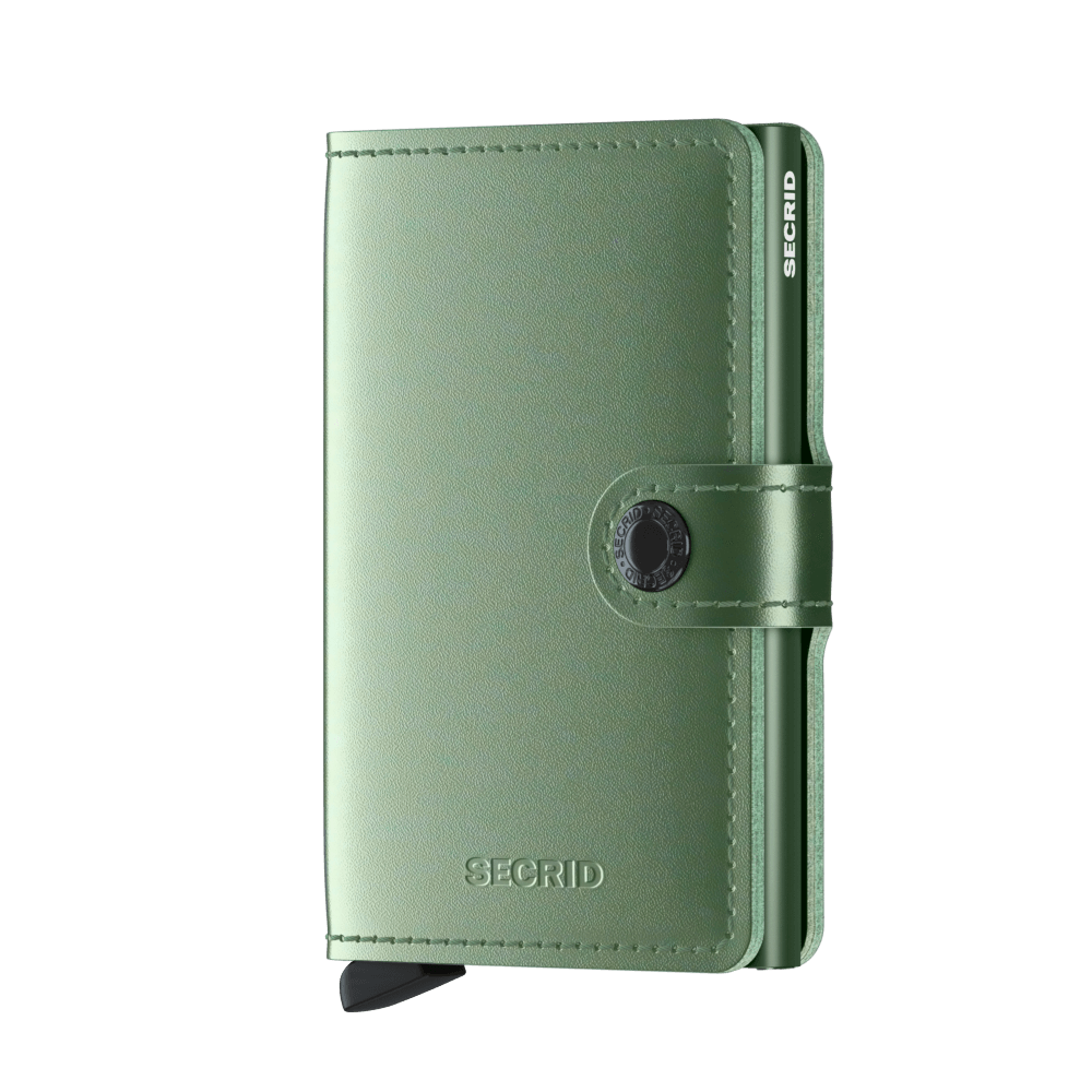 Miniwallet | Metallic Green Leather | by Secrid Wallets - Lifestory - Secrid Wallets