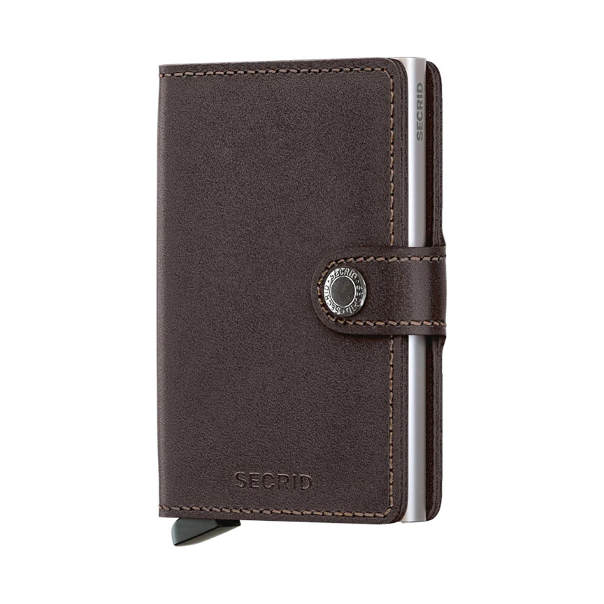 Miniwallet in Original Dark Brown Leather | by Secrid Wallets - Lifestory