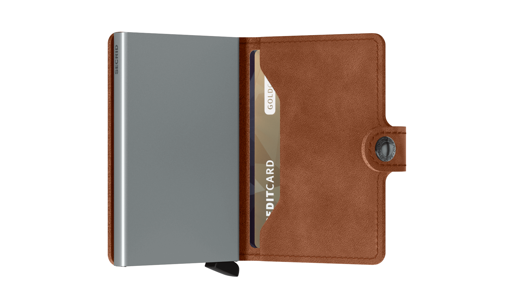 Miniwallet | Vintage Cognac-Silver | by Secrid Wallets - Lifestory