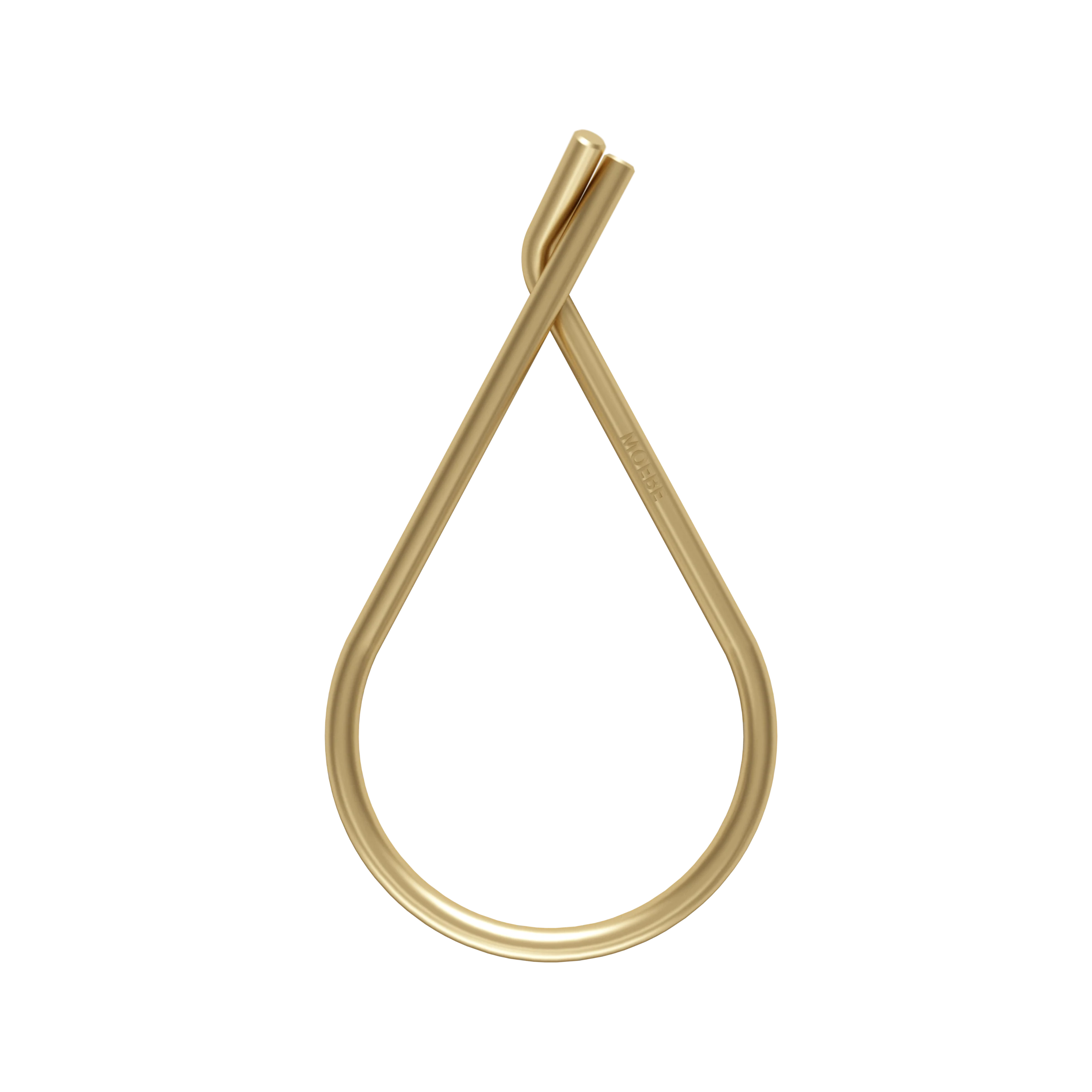 Moebe Key Ring in Brass Or Steel