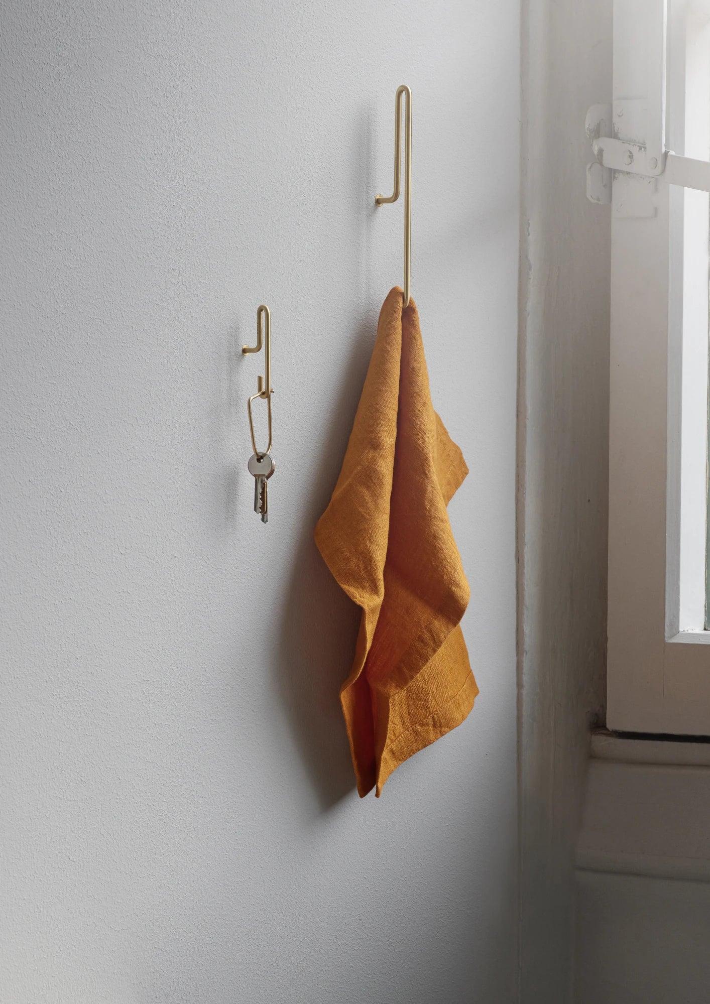 Wall Hook | Large | Matt Gold | by Moebe - Lifestory