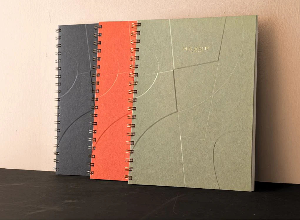 Moxon B5 Form Lined Wire-Bound Daily Planner - Lifestory