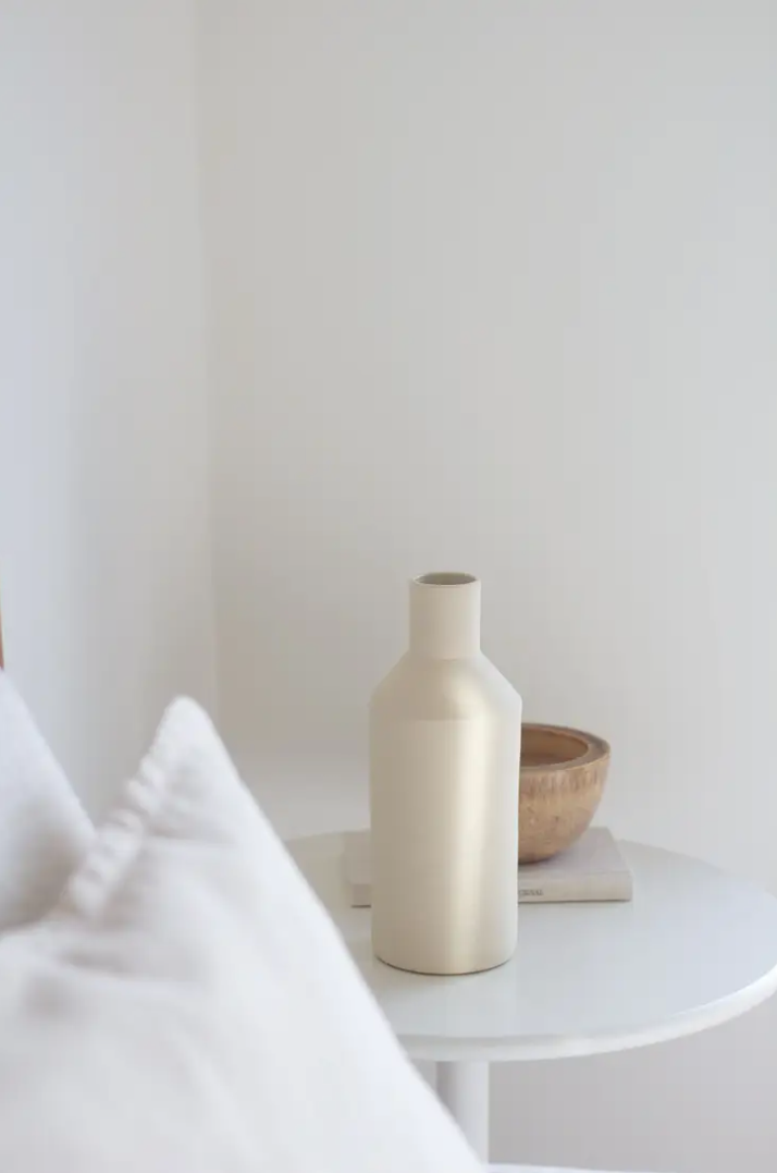 Natural Vase - Large | Cream | Handmade Earthenware | by O Cactuu - Lifestory - O Cactuu