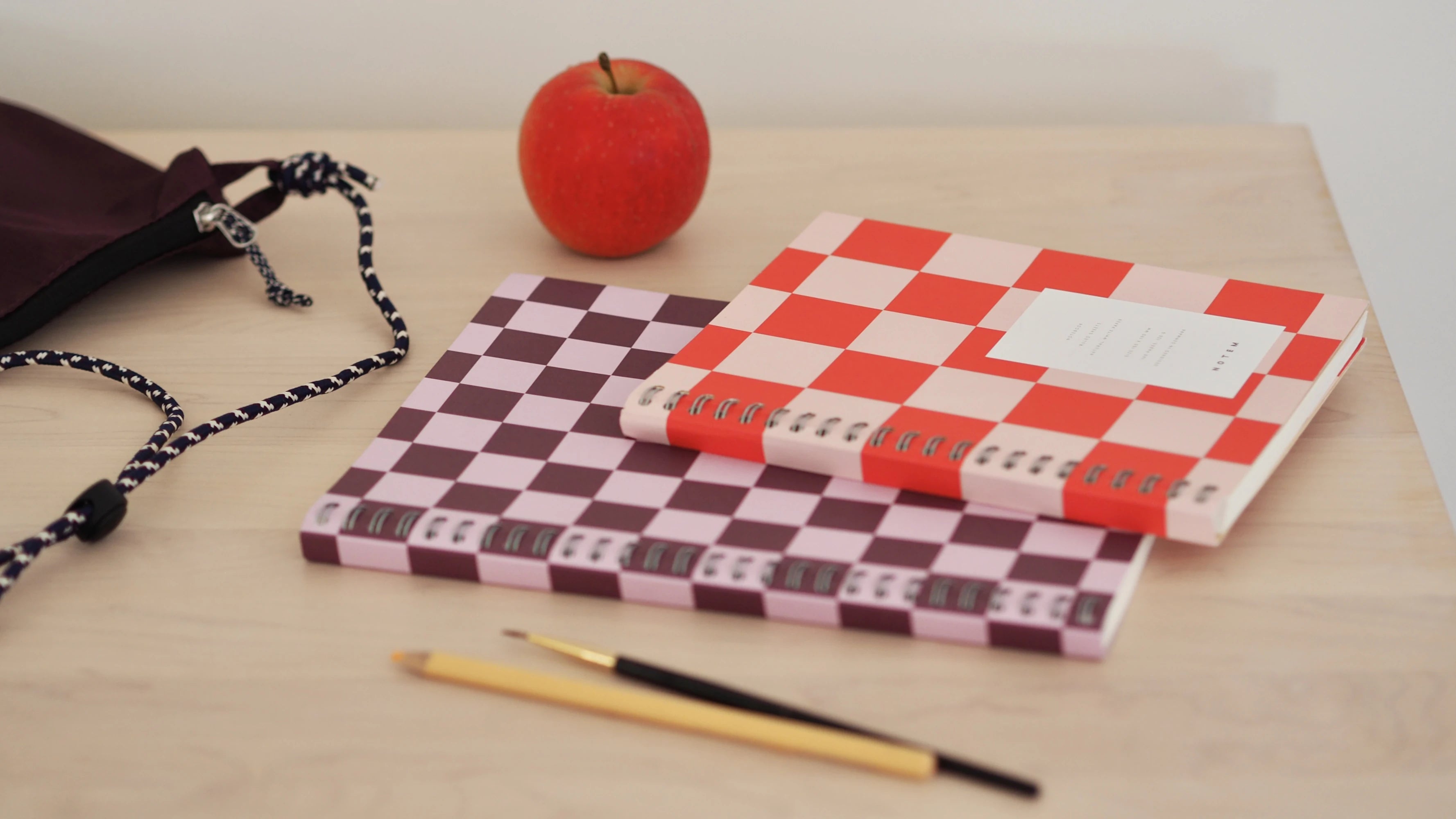 Notem Studio NELA Large Wirebound Notebook - Soft Cover + Blank & Ruled Pages