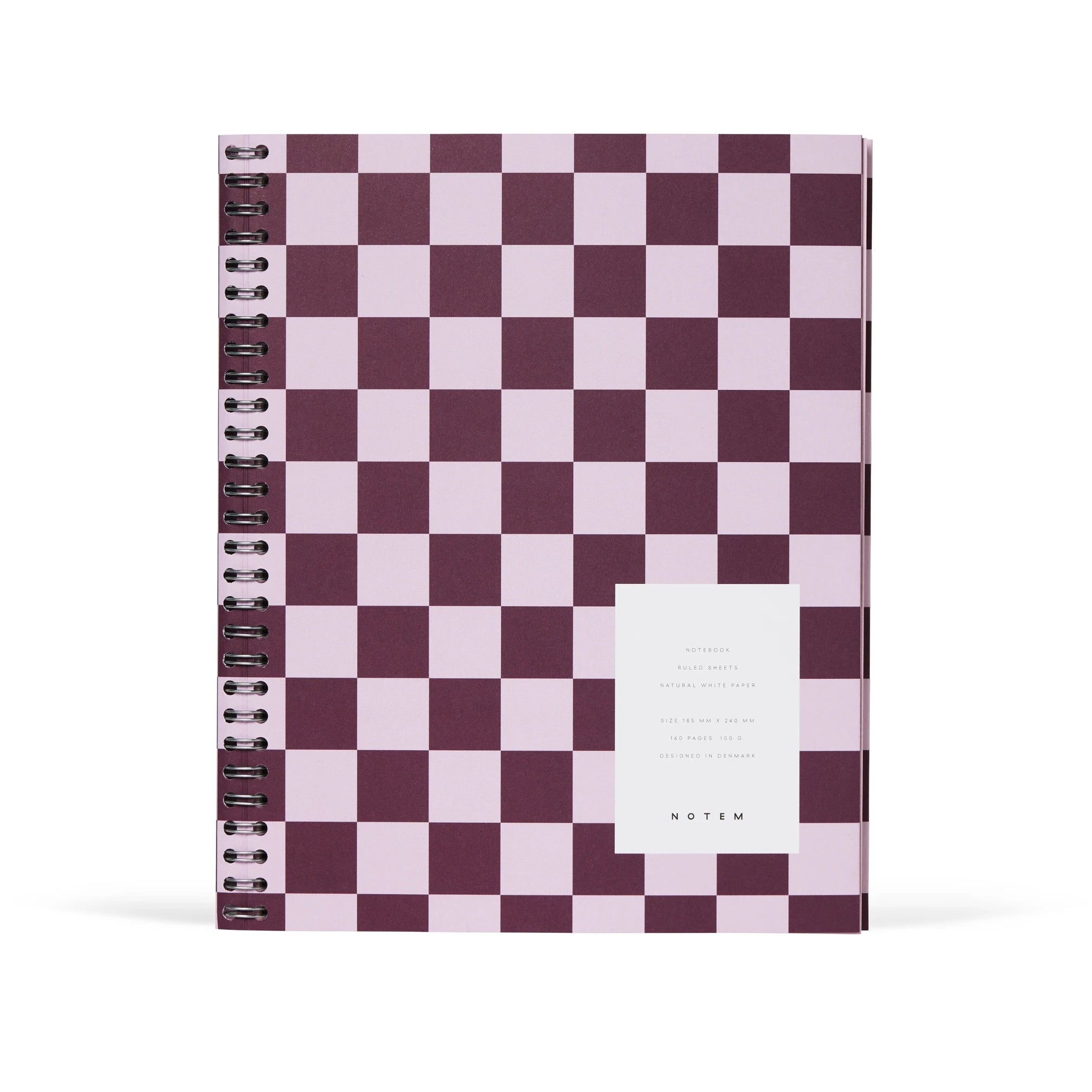 Notem Studio NELA Large Wirebound Notebook - Soft Cover + Blank & Ruled Pages