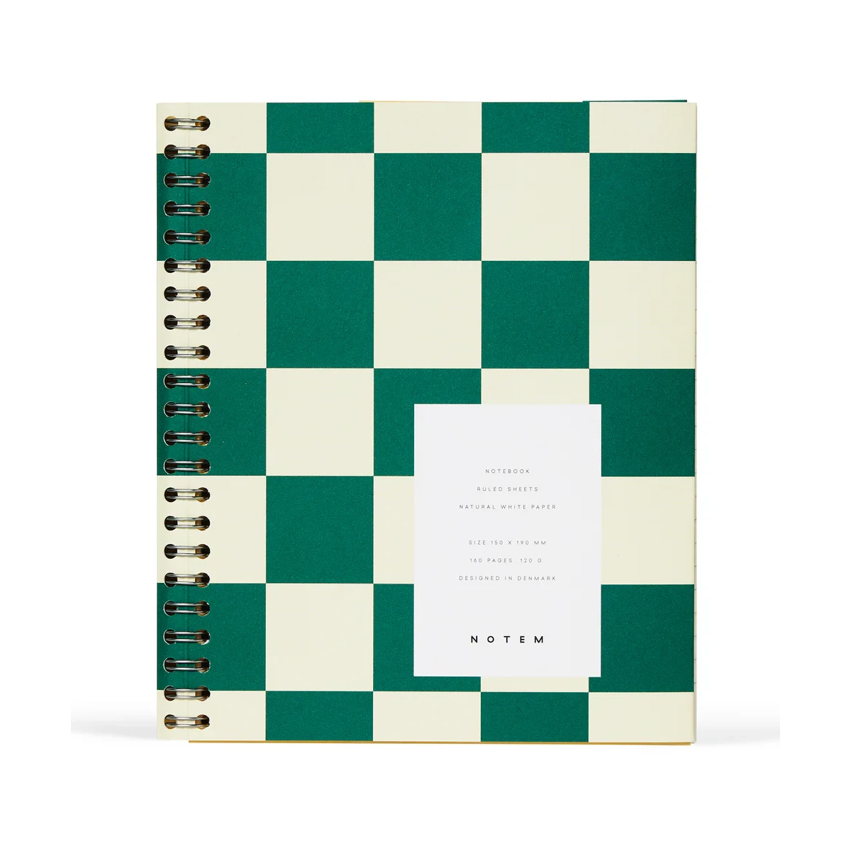 Notem Studio NELA Medium Wirebound Notebook - Soft Cover & Ruled Pages - Lifestory