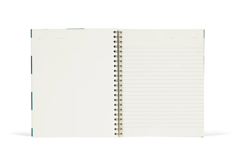 Notem Studio NELA Medium Wirebound Notebook - Soft Cover & Ruled Pages - Lifestory