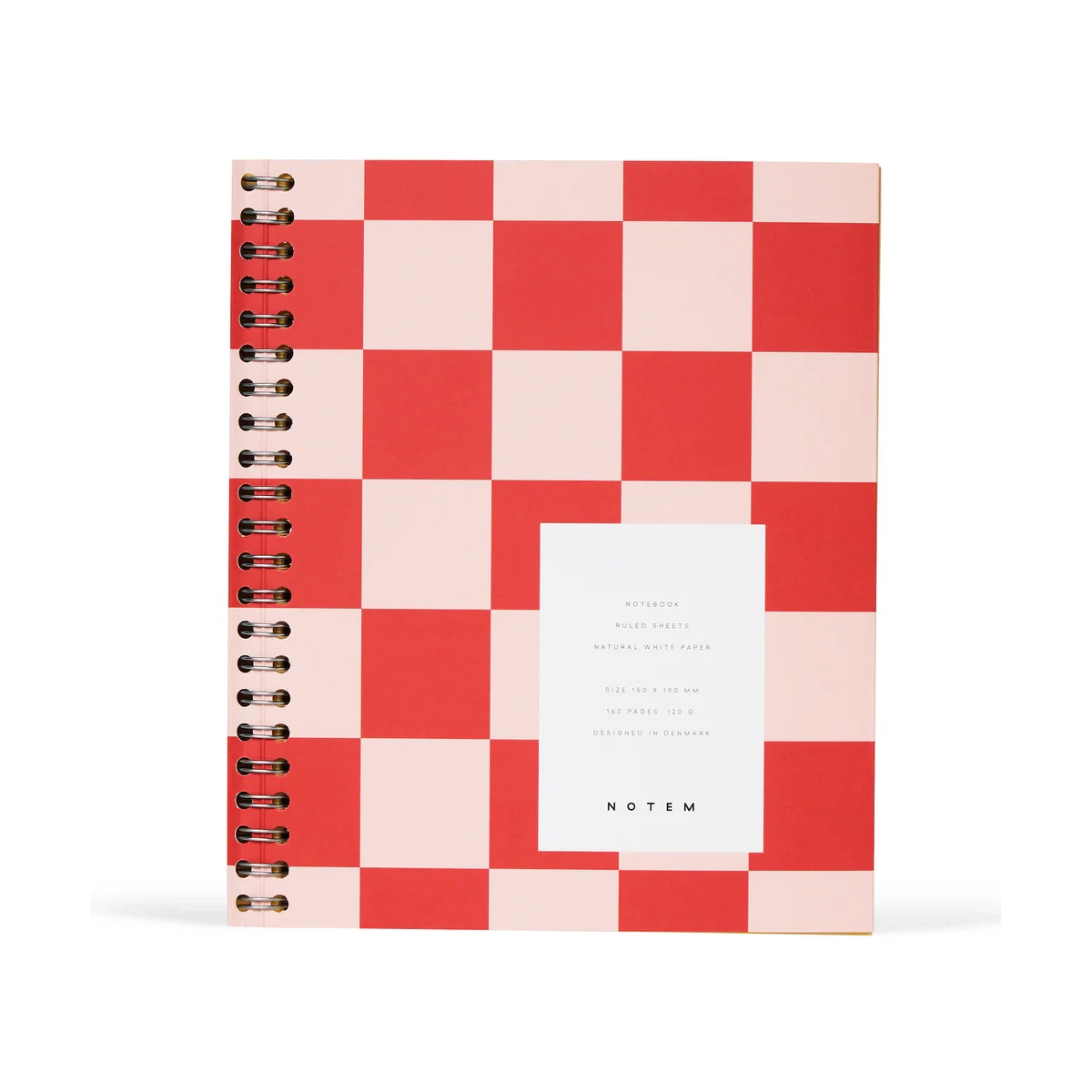 Notem Studio NELA Medium Wirebound Notebook - Soft Cover & Ruled Pages - Lifestory