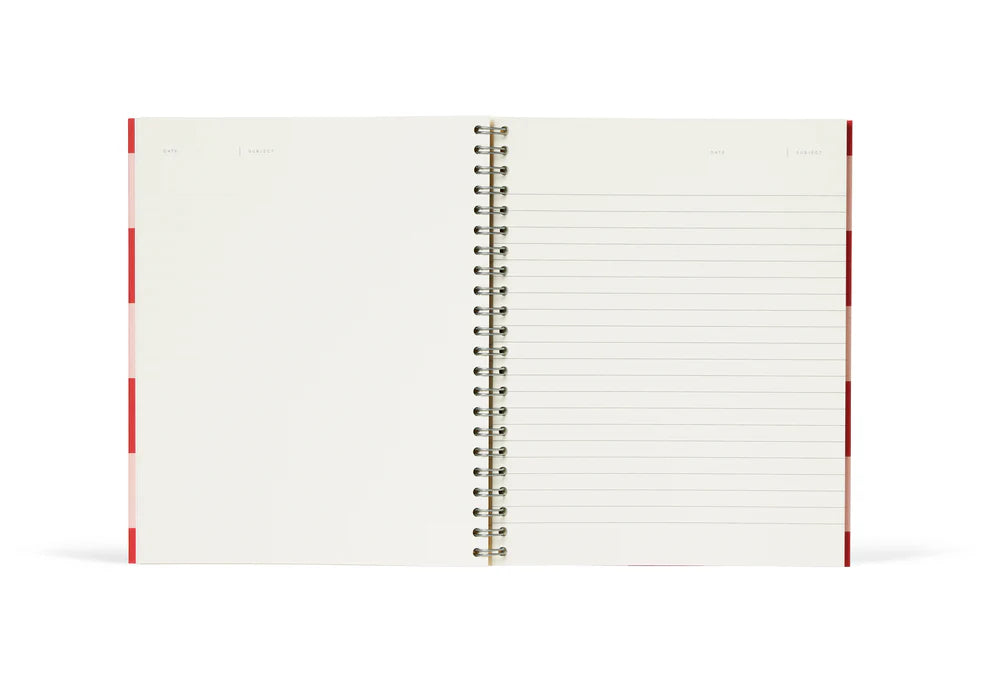 Notem Studio NELA Medium Wirebound Notebook - Soft Cover & Ruled Pages - Lifestory