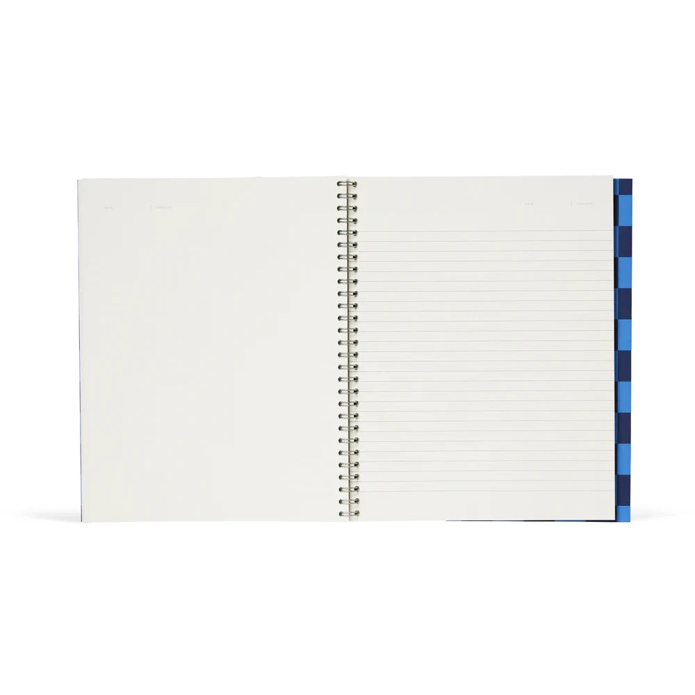 Notem Studio NELA Large Wirebound Notebook - Soft Cover + Blank & Ruled Pages - Lifestory