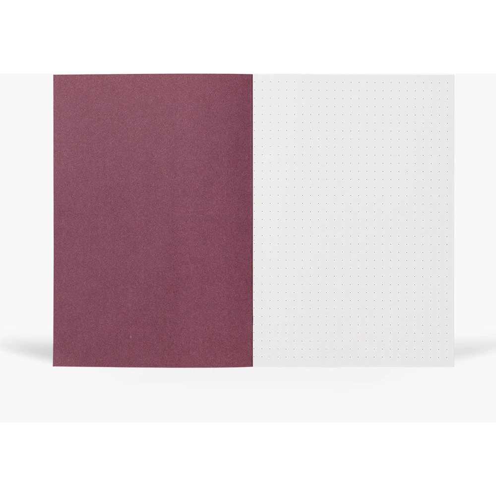 Notem Studio VITA Medium Notebook - Ochre Lines Cover & Dotted Pages - Lifestory