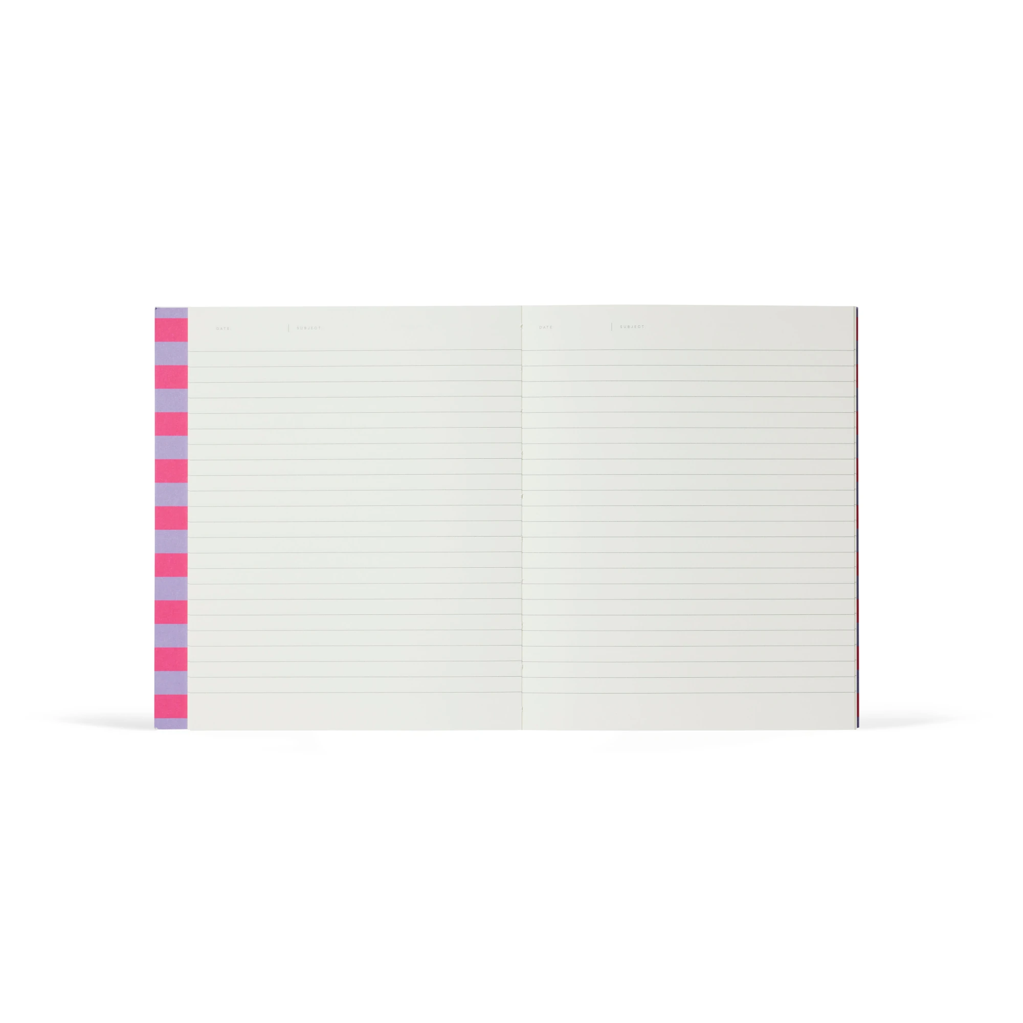 Notem Studio UMA Medium Notebook - Lavender Stripe Cover & Ruled Pages - Lifestory