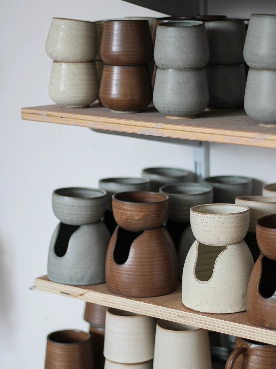 Oil / Wax Melt Burner in Haar Glaze by Aku Ceramics