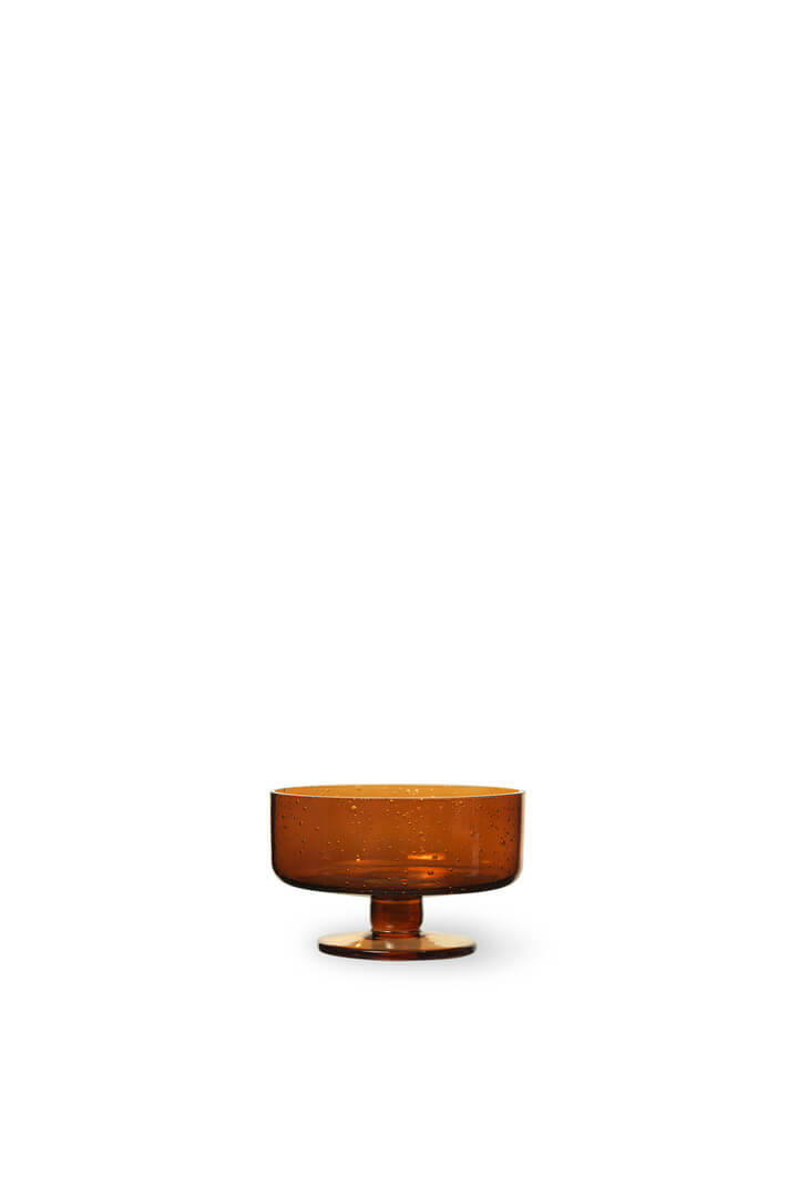 Oli Dessert Cup | Amber Glass | by ferm Living - Lifestory - ferm LIVING