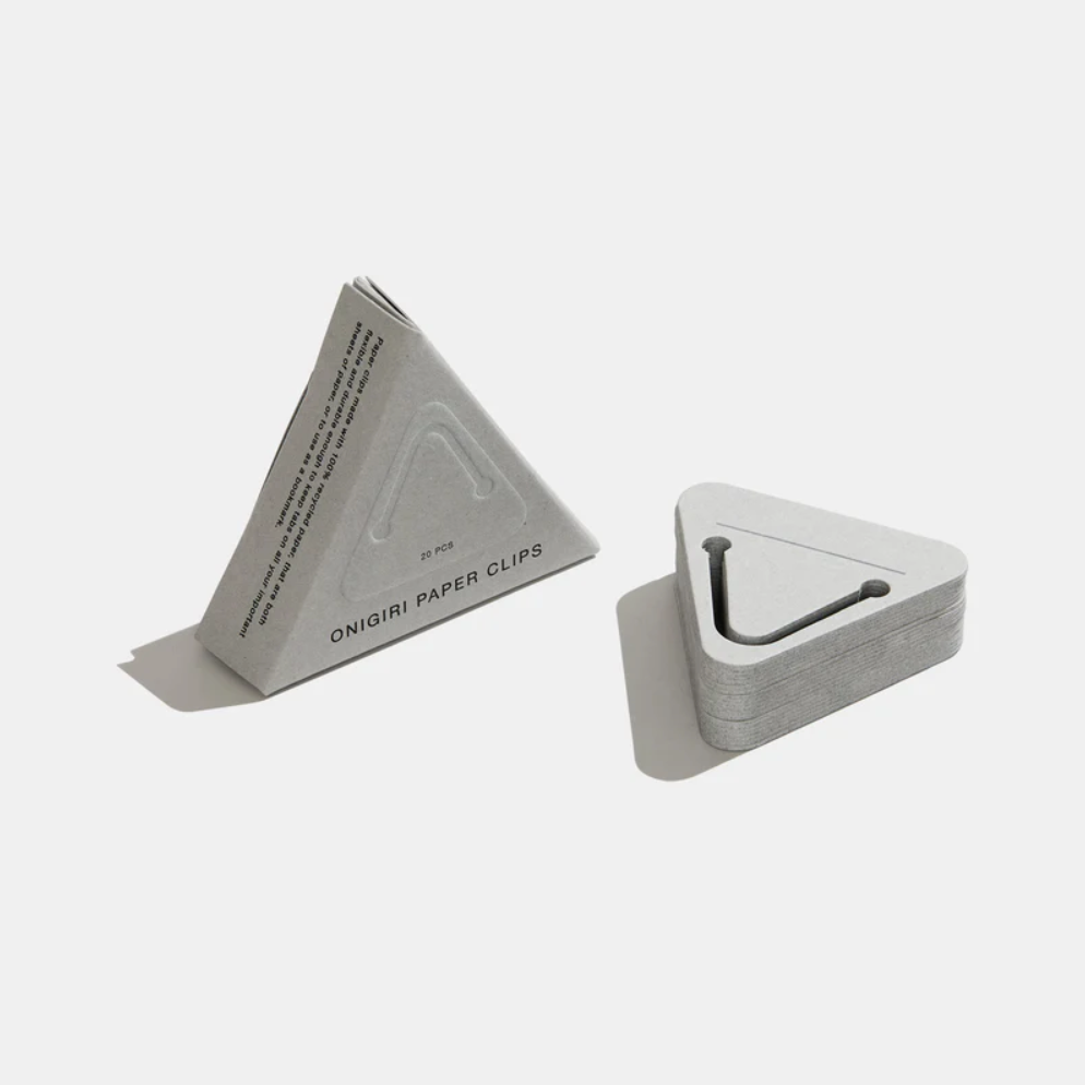 Onigiri Paper Clips - 20 pcs | Fog Grey | by Before Breakfast - Lifestory - Before Breakfast