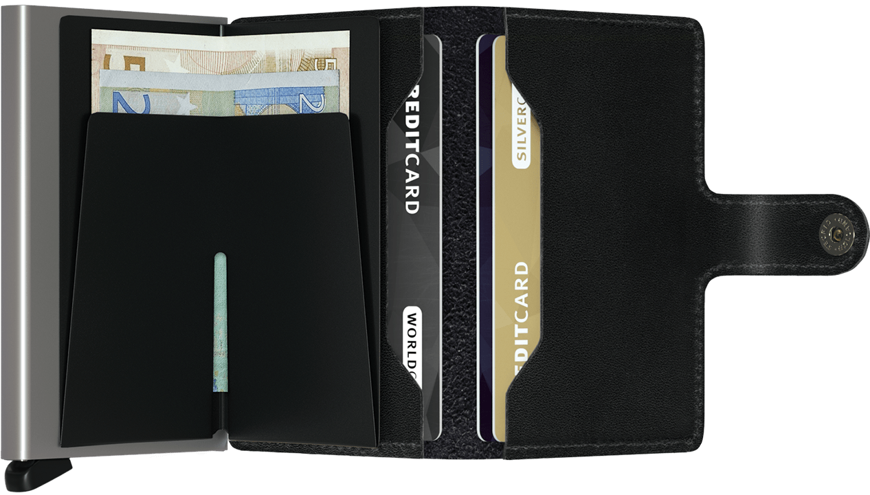 Miniwallet in Original Black Leather | by Secrid Wallets - Lifestory