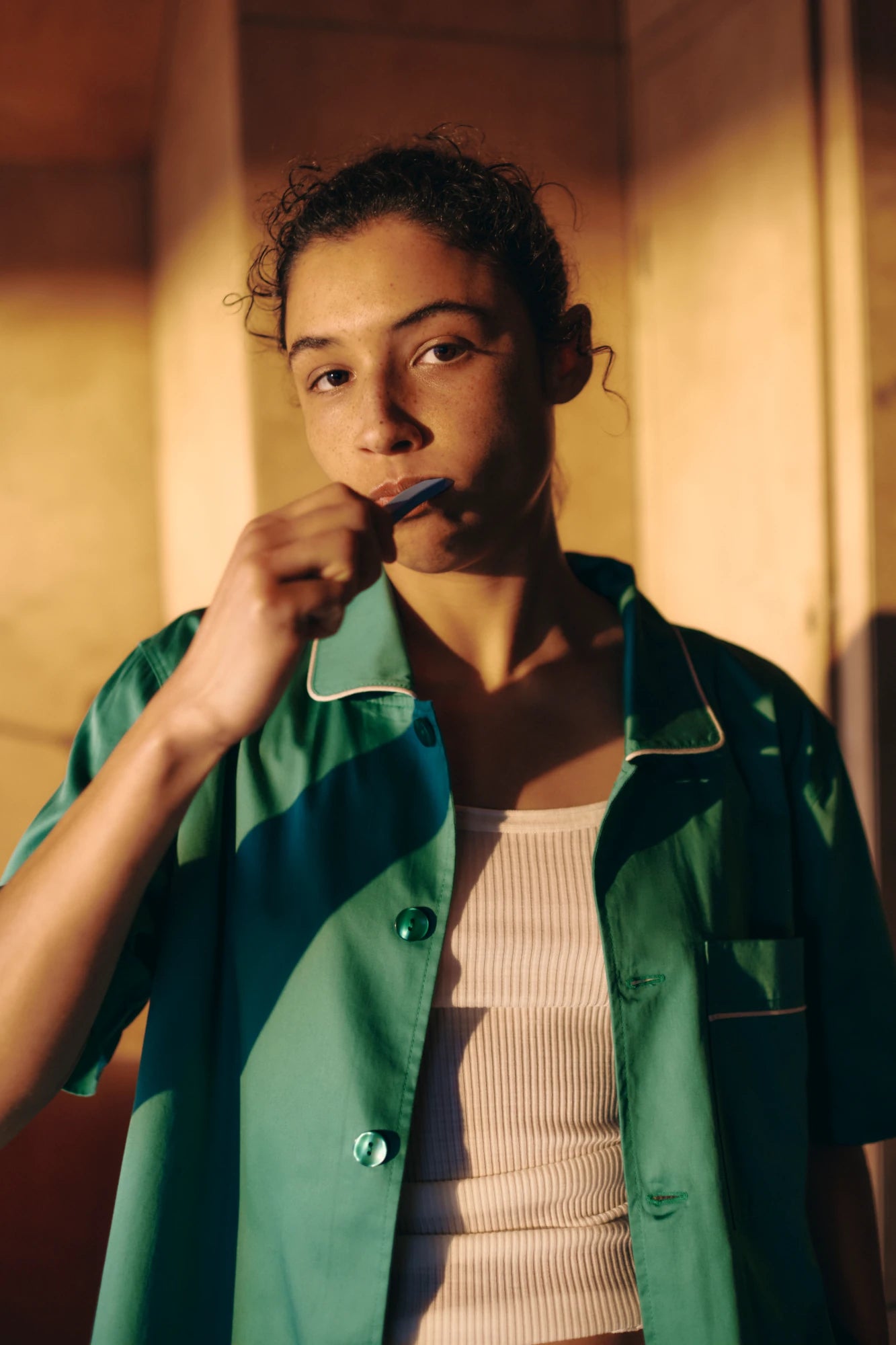 HAY Outline Short Sleeve Pyjama Shirt - Unisex - Lifestory